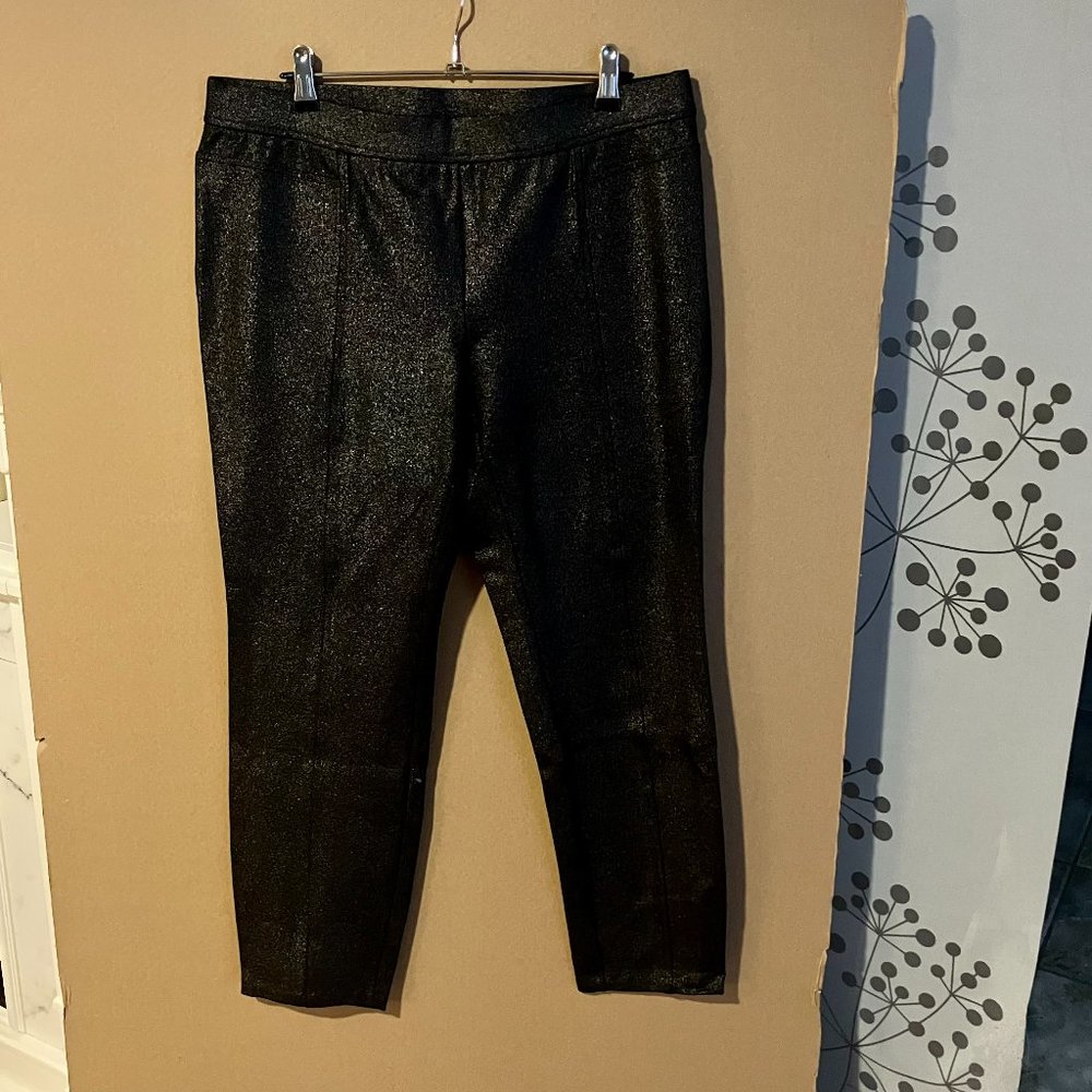 NWOT Alfani Size 14 Shimmery Black Pant.